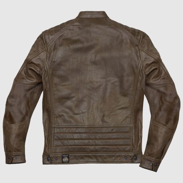 Black Cafe London Houston Motorcycle Leather Jacket