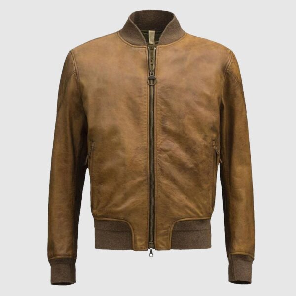 Brown Fashion Men Leather Jackets