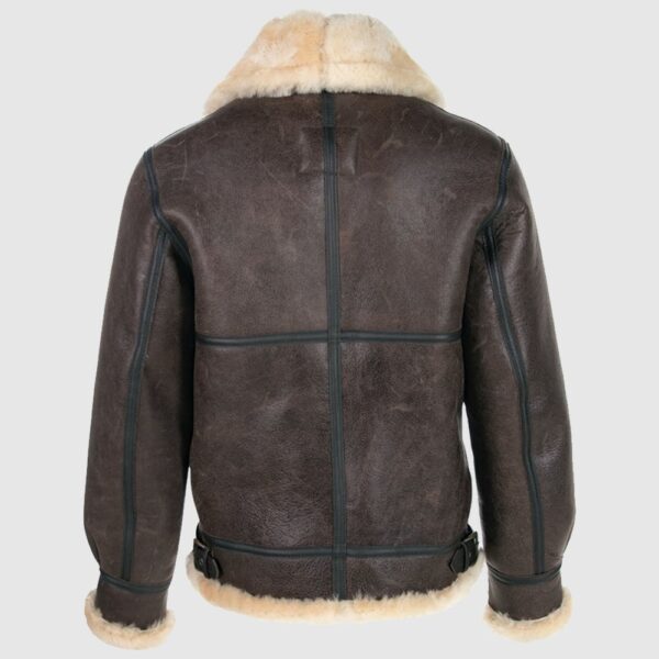 Sheepskin Leather Bomber Jacket