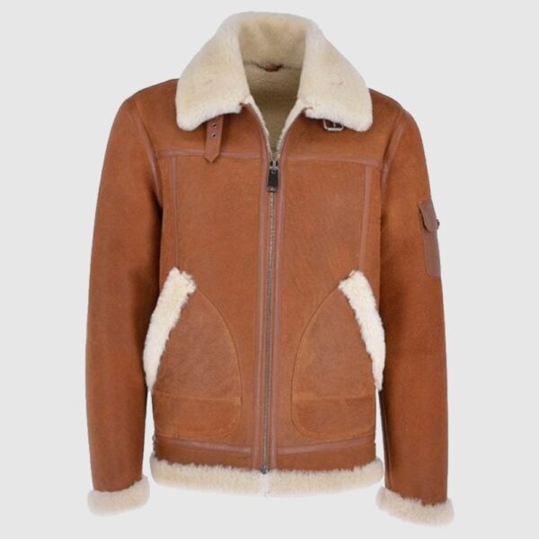 Sheepskin Pilot Tan Jacket