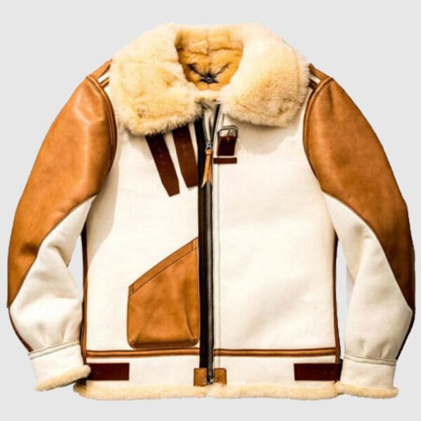 Leather Bomber Flying Pilot Jacket