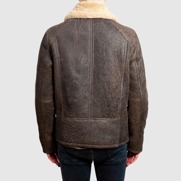 Mens Sheepskin Jacket Nappa Leather Aviator