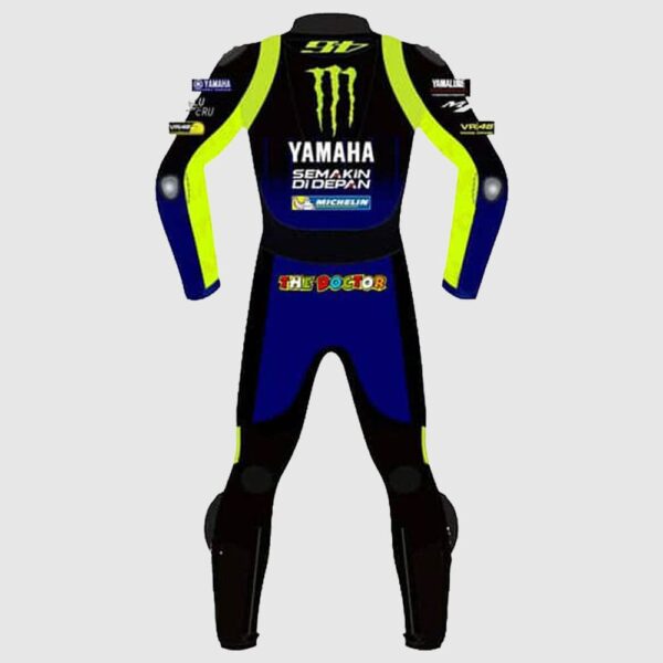 VR46 YAMAHA Monster Energy MotoGP Rossi Replica Biker Leathers