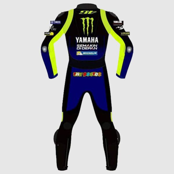 VR46 YAMAHA Monster Energy MotoGP Rossi Replica Biker Leathers