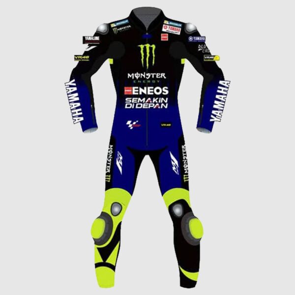 VR46 YAMAHA Monster Energy MotoGP Rossi Replica Biker Leathers