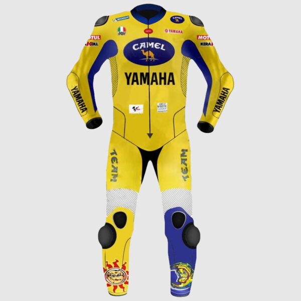 Valentino Rossi Yamaha Camel Motogp Motorcycle Leather Suit 2006