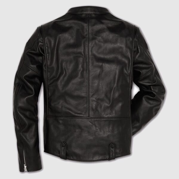 Balck Cafe Racer Leather jacket