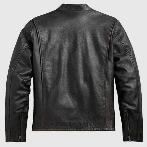 Harley Davidson Sleeve Stripe Leather Jacket