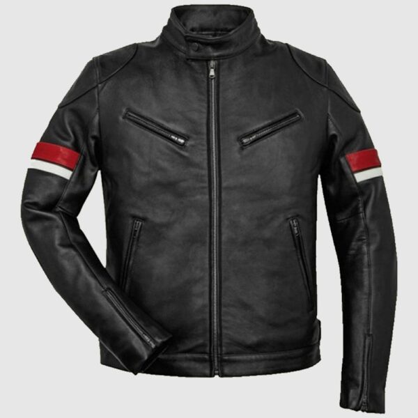 Cafe Racer leather Jacket