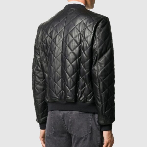 Dolce Gabbana quilted leather jacket