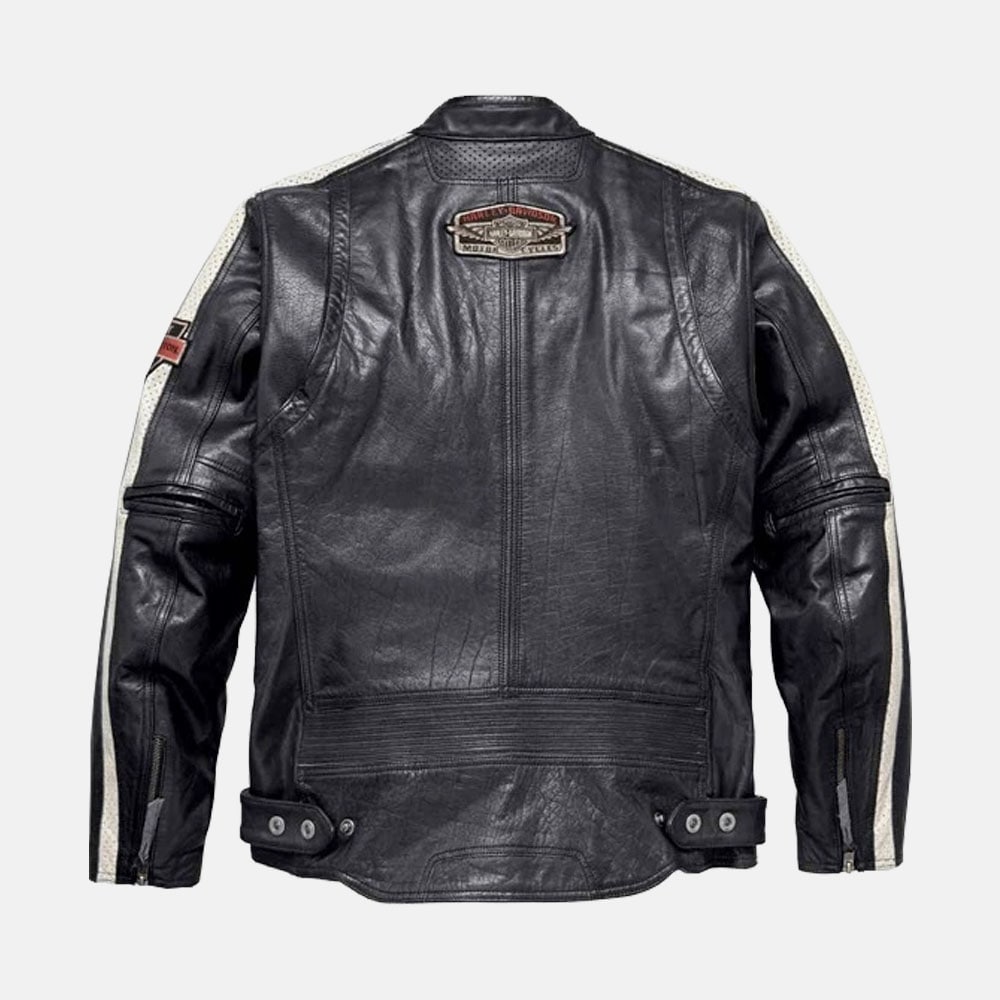 Harley Davidson Motorcycle Mid Weight Leather Jacket