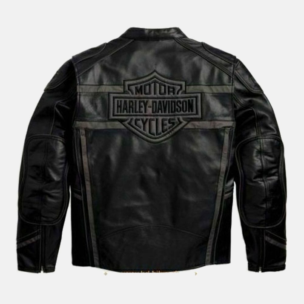 Harley Davidson Men Luminator 360 Black Leather Jacket