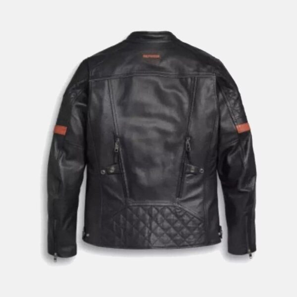 Harley Davidson Mens Vanocker Waterproof Leather Jacket
