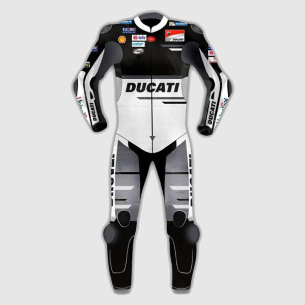 Motorcycle Black Leather Suit 2018