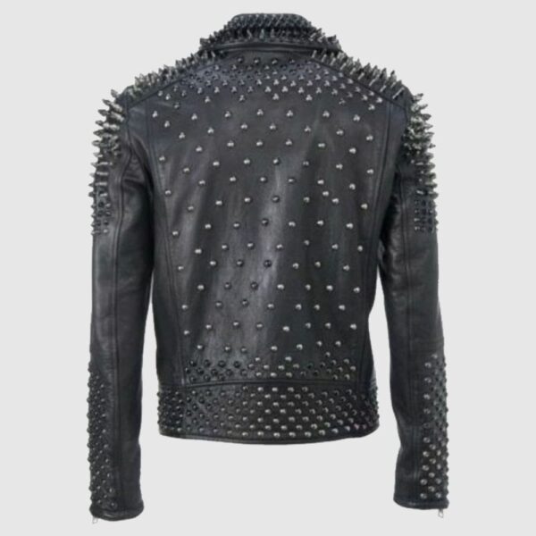 Rock Punk Studded Jacket Moto Biker Jacket