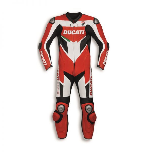 Ducati Corse One Piece Motorcycle Racing Leather Suit