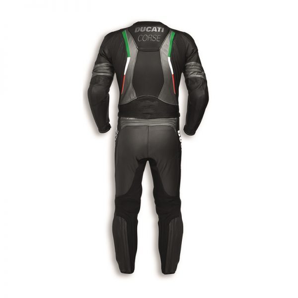 Ducati Corse C3 Two Piece Motorcycle Racing Leather Suit