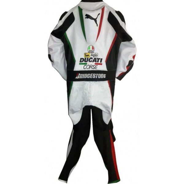 Ducati Corse Panther Bike Racing Leather Suit