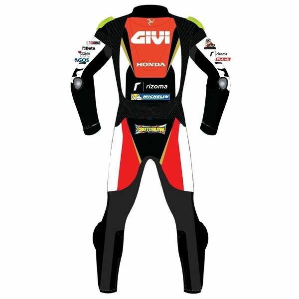 Honda Motorbike Leather Racing Suit Design 2019