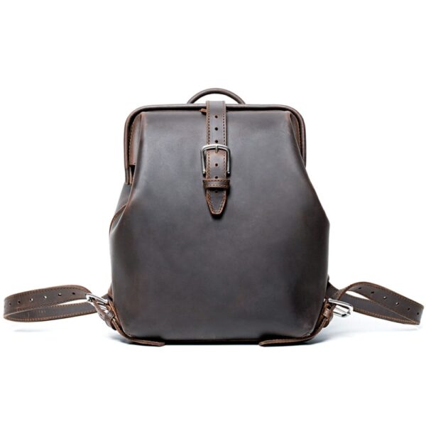 Big Mouth Leather Backpack