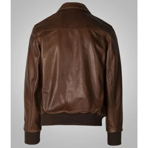 Leather Bomber Jacket