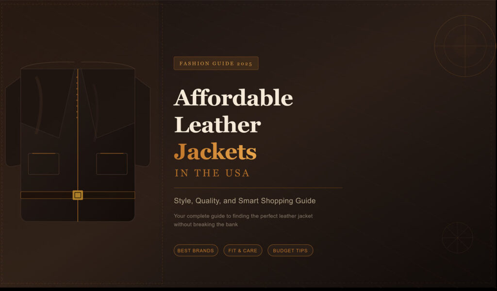 Affordable leather jackets in USA 2026