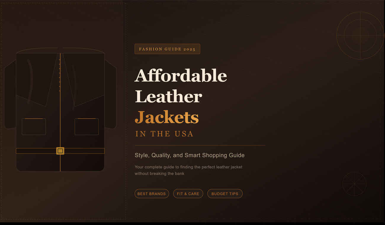Affordable leather jackets in USA 2026