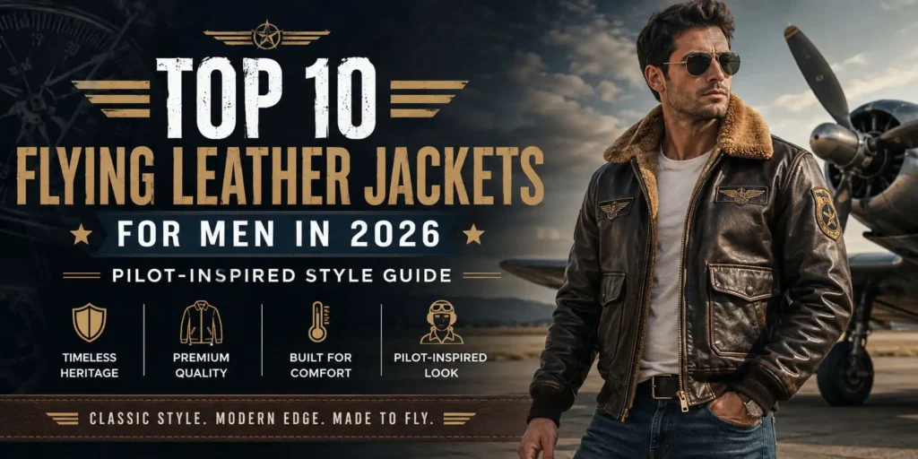top ten aviator leather jacket